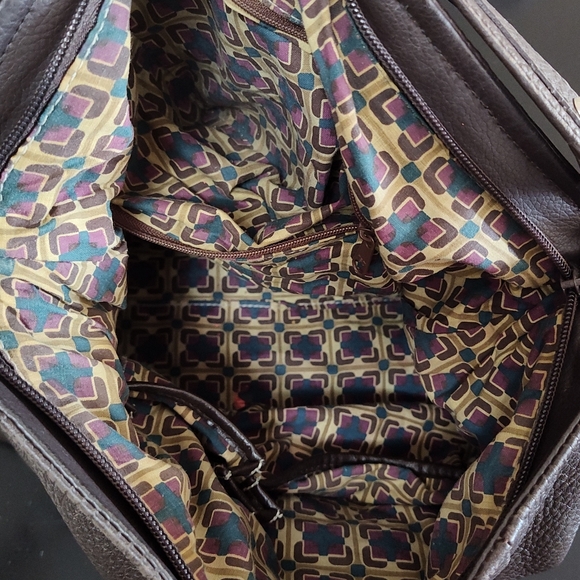 Franco Sarto brown leather shoulder, under arm bag - Picture 11 of 12